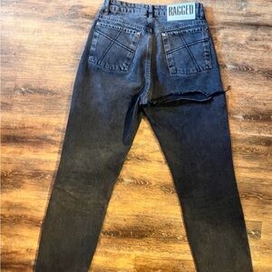 The Ragged Priest Black Distressed Jeans